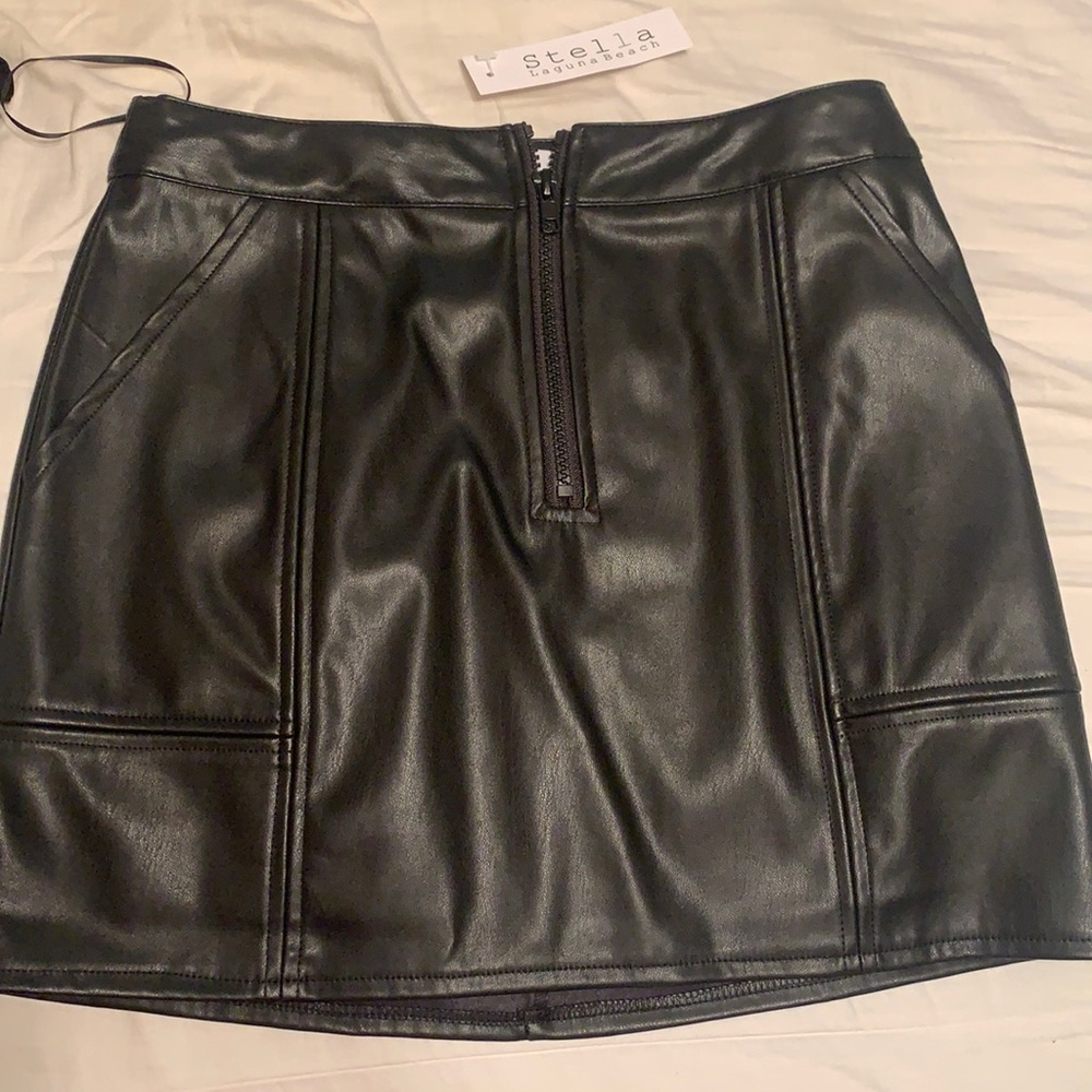 Brand new leather skirt